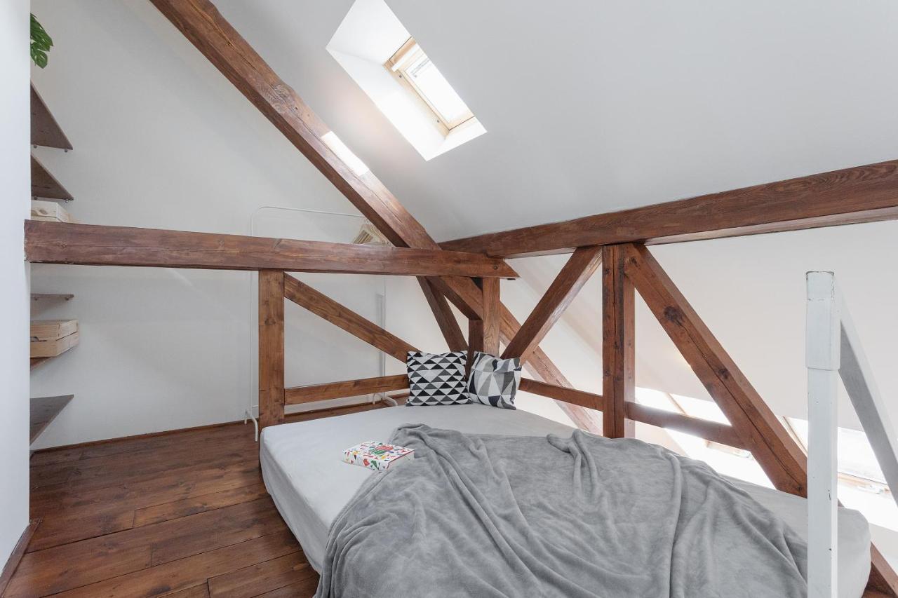 Bright And Spacious Attic Apartment Praga Esterno foto